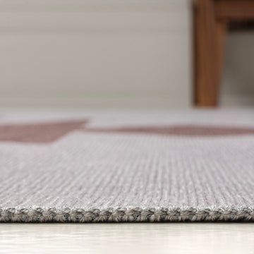Chayton Minimalist Geometric Machine-washable Area Rug